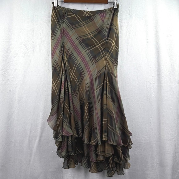 NWT Ralph Lauren Collection Purple Label Fall 2003 Runway Silk Skirt USA Sz 4 - Picture 16 of 16